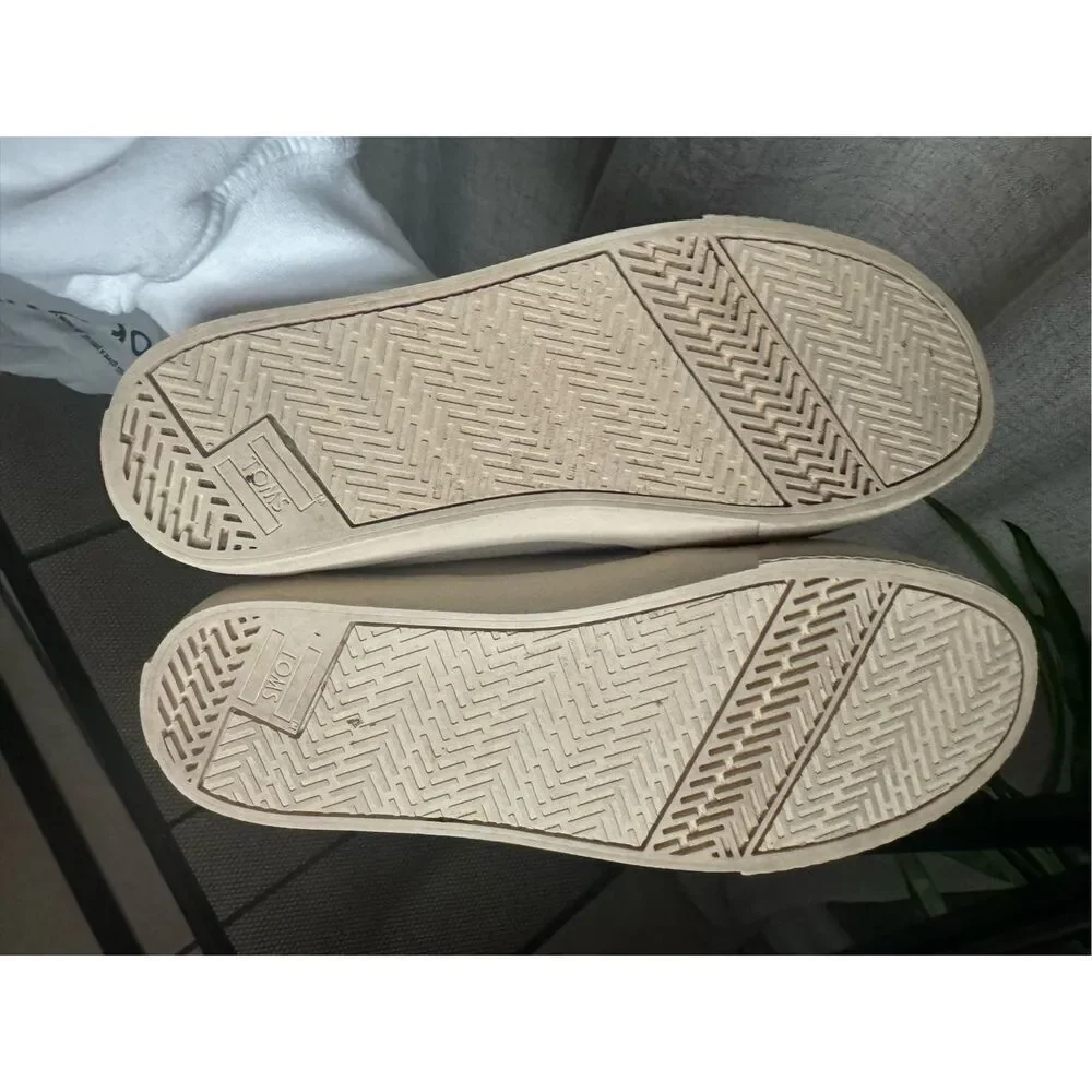 TOMS Shoes Toms Sunset Birch Suede Mosaic‎ Tile Slip On Womens size 6